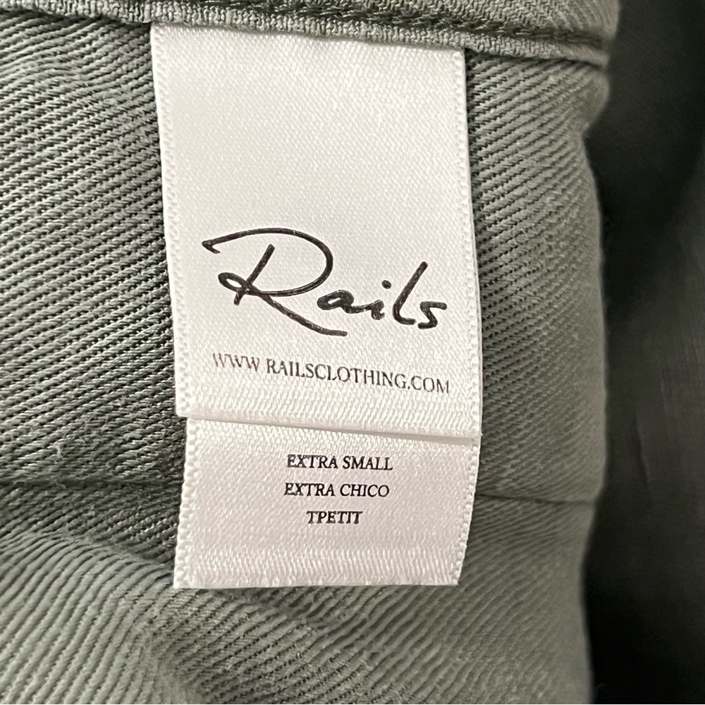 Rails "Sahara" Sage Color Lightweight Military Ja… - image 6